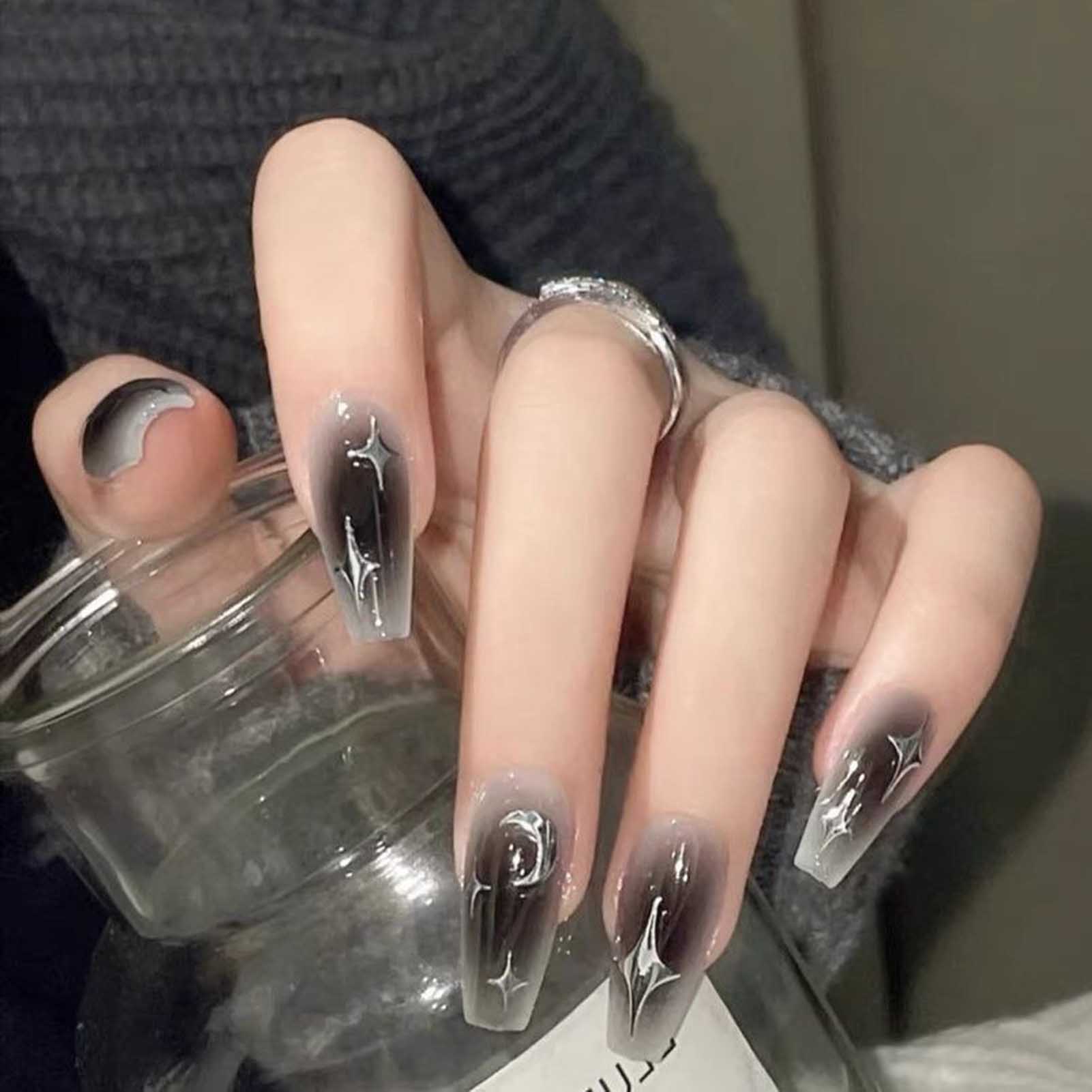 24 adet/kutu Siyah Renk Tatlı  - Resin Glitter Pack incelemesi ve fiyatı
