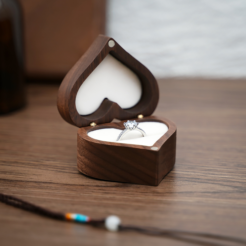 Düğün Töreni için Yüzük Kutusu - Wood Ring Blank incelemesi ve fiyatı